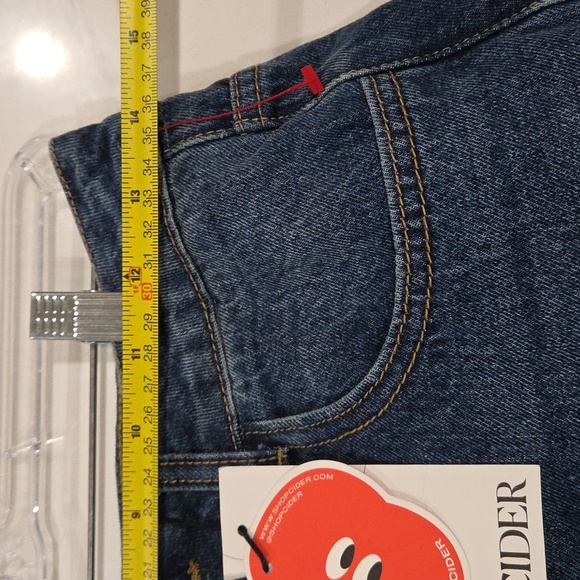 Cider Blue Wide Leg Jeans NWT. Size S - Picture 5 of 11